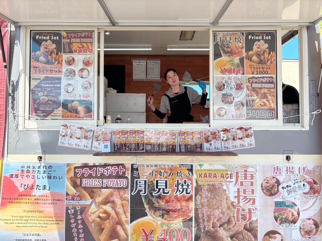 シェフェスタ最終日!唐揚げ・ポテト・月見焼きを販売